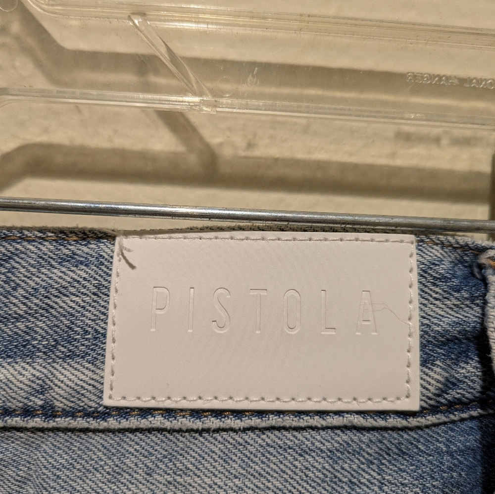 Pistola High Rise Distressed Blue Jeans Size 25 - Picture 9 of 10